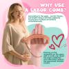 OAKDOLCHE Wooden Birth Comb & Massage Roller Ball Kit for Women Labor and Delivery Essentials, Labor Comb Pregnancy Must Haves, Designed for Expectant Moms view 2