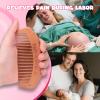 OAKDOLCHE Wooden Birth Comb & Massage Roller Ball Kit for Women Labor and Delivery Essentials, Labor Comb Pregnancy Must Haves, Designed for Expectant Moms view 4