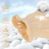 Cotton Moisturizing Gloves Overnight Hand Beauty Gloves Touchscreen Sleeping Gloves (M-Beige, Count, 6) view 2