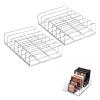 2-Pack Acrylic Makeup Palette Organizer, 7-Slot Eyeshadow Palette Storage, Clear Display Case for Vanity Drawer Countertop, Cosmetic Organizer for Makeup Brushes, Lipstick, Blush Kits view 1
