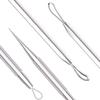 Azosowo 2-Pack Blackhead Remover Tools, Pimple Popper Tool Kit, Pimple Extractor Tools, Blackhead Extractor for Zit, Comedone, Acne, Whitehead - with Case view 2