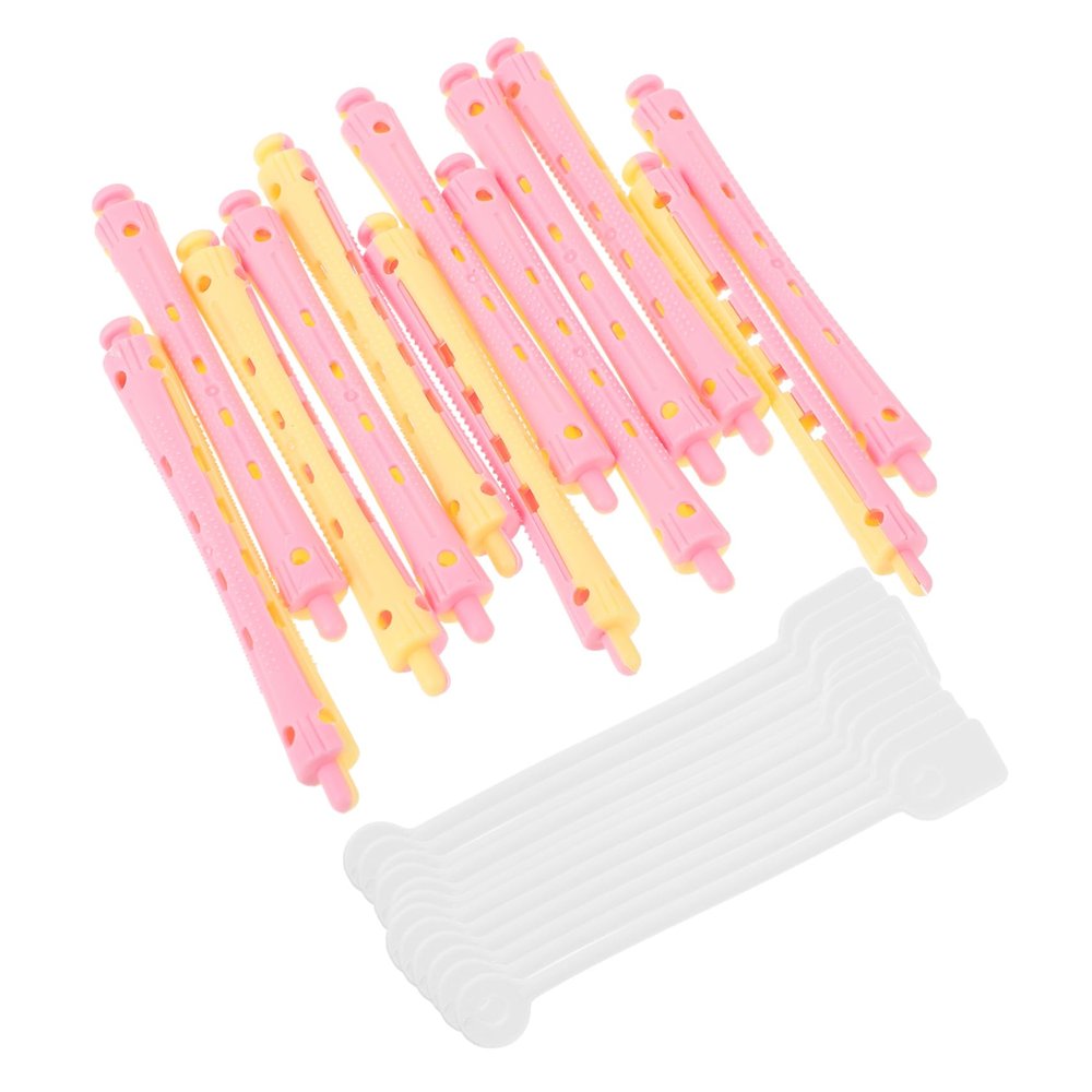 DEARMAMY 12pcs Hair Perm Flexible Hair Rollers for Women Professional Curling Tools for Long