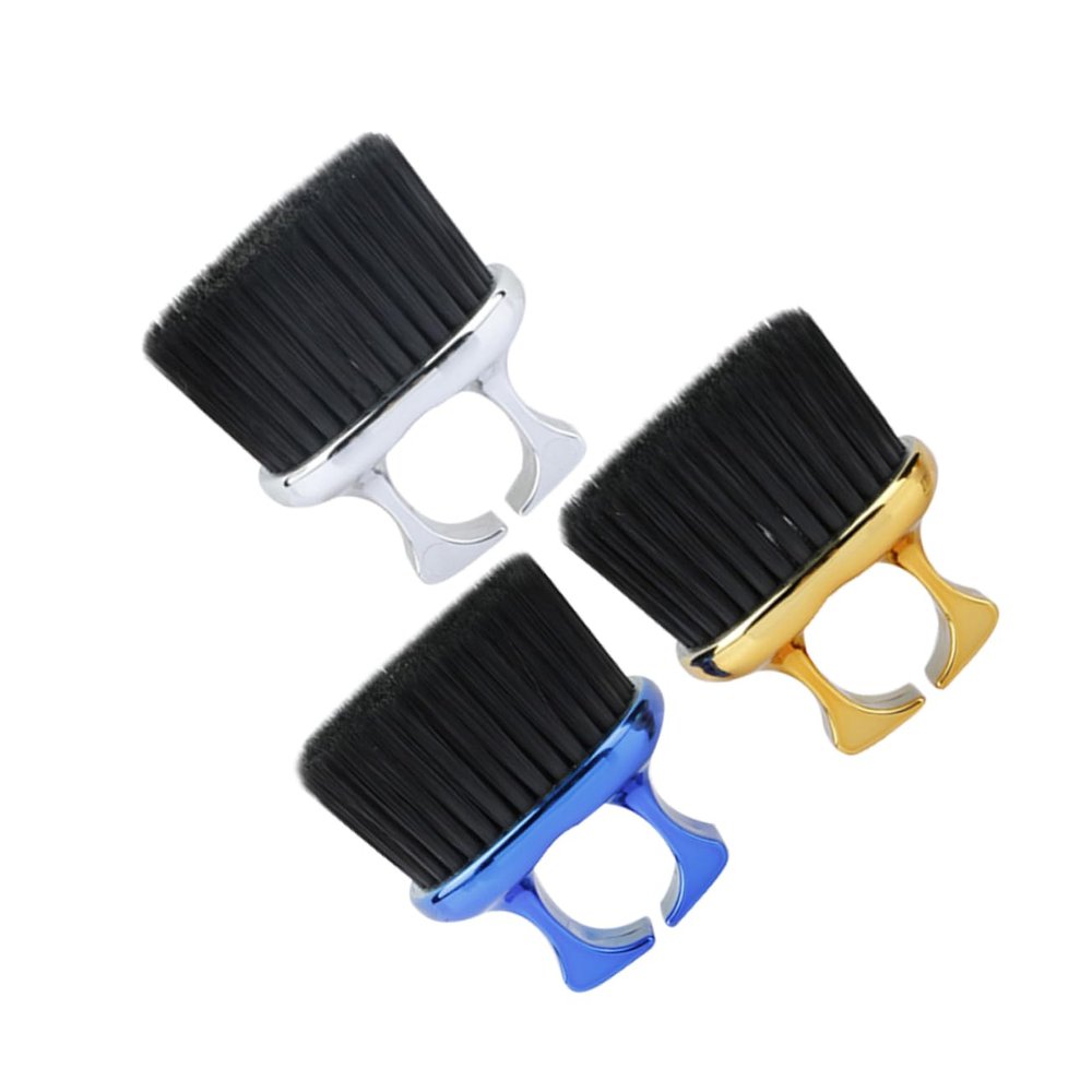 PENIKOKO 3pcs Barber Brush Neck Haircut Tool Beard Styling Brush for Men Men's Grooming Kit for Clean Look