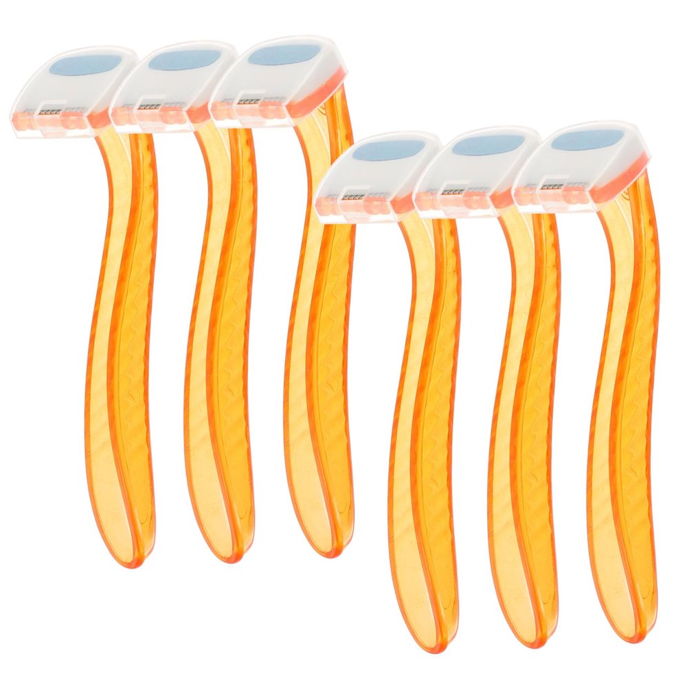 PENIKOKO 6pcs Women's Razor Shaver for Leg Arm Hair Compact Travel Grooming Kit Random Color