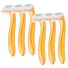 PENIKOKO 6pcs Women's Razor Shaver for Leg Arm Hair Compact Travel Grooming Kit Random Color view 1