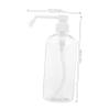 HEALLILY 2pcs Refillable Pump Bottle Lotion Dispenser Spray Pump for Shampoo Body Wash and Soap for Home and Travel Use view 2