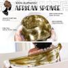 African Net Sponge Black and AntiGolden - 2 Pieces Authentic African Bath Sponges with Knots - Exfoliating Body Scrubber for Men - Back Scrub Exfoliator for Shower Bathroom Accessories view 2