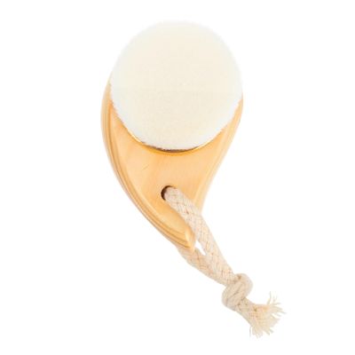 Beatifufu Wooden Face Washing Brush Gentle Skin Cleanser Face Scruber for Pores Sonic Facial Brush