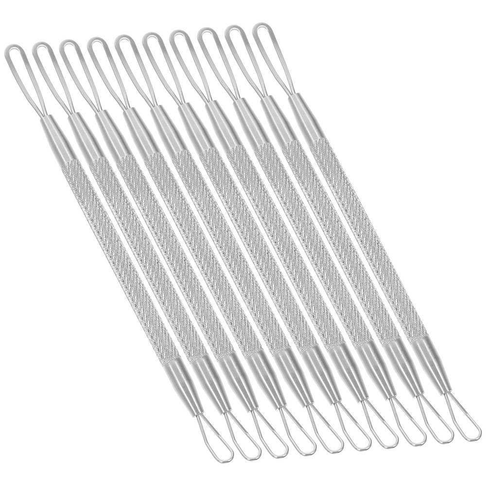 DEARMAMY 7pcs Double-Headed Pimple Tool Kit for Extraction Skin Care Tools for Face and Nose Cleaning