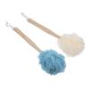 BATHVEVE 2pcs Handle Bath Brush for Exfoliating and Deep Cleaning for Shower Scrubber for Men and Women Gently Massages Skin and Removes for Hard Reach Areas view 1