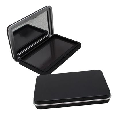 DECORNIJIA 2pcs Matte Eyeshadow Powder Cases Empty Boxes Mirror Portable Refillable Makeup Palette
