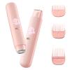 Bikini Trimmer for Women, 2 in 1 Electric Razor for Women Body Underarm Pubic Hair, Rechargeable LED Display Electric Trimmer view 1