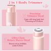 Bikini Trimmer for Women, 2 in 1 Electric Razor for Women Body Underarm Pubic Hair, Rechargeable LED Display Electric Trimmer view 3