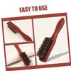 DECORNIJIA Beard Brush for Men Hair Cutting Tool Salon Duster Barber Shop Accessory Hair Brush Ergonomic Handle view 2