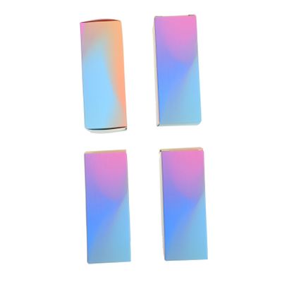 Happyyami 100pcs Empty Lipstick Box Set Custom Paper Lipstick Holder for Packaging for Storing Lip Gloss Tubes Small Bottles and Perfume Lightweight and Travel-friendly