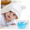 PartyKindom 2sets Boy Girl Talcum Powder Puff Box Boys and Girls Powder Holder Soft Gentle view 3
