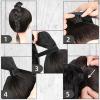 Wrap-Tie Volumizing Ponytail Extension - No Clip Adjustable Puffy Hairpiece, Thick Synthetic Hair Wrap for Instant Full Ponytail, Heat Resistant 24" (Light Blonde) view 3