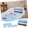 UTHCLO Bathtub Pillow Neck Support Bath Tub Pillow Suction Cup for Hottub Relaxation view 3