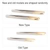 2pcs Stainless Steel Eyebrow Tweezers, Precision Tweezers Beauty Tools for Eyebrows Hair with Anti Static Anti Magnetic view 3