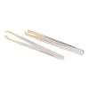 2pcs Stainless Steel Eyebrow Tweezers, Precision Tweezers Beauty Tools for Eyebrows Hair with Anti Static Anti Magnetic view 4