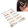 14 PCS Simulation Pearls Hair Clip Elegant Smooth Simulation Pearl Barrettes for for Women Girls Fashion Hair Accessories view 3