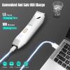Manscape Body and Ball Trimmer for Men, 3-in-1 Pubic Groin & Nose Hair Trimmer, Ball Shaver & Body Groomer, Wet/Dry Electric Razors for Smooth Shaving, IPX7 Waterproof with Travel Case view 4