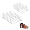 ArrErr 14 Slots Universal Multi Device Organizer Dock Space-Saving Acrylic Clear Multi Phone Stand Holder Divider for iPhone Portable External Hard Drive HDD Phone Cases External CD/DVD Drive view 1