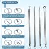 7Pcs Blackhead Remover Tools, Stainless Steel Blackhead Remover Kit, Comedone Extractor Tool for Estheticians view 2