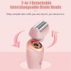 Dusk Razor for Women: Silk Glide Pro 3.0 Electric Shaver - Waterproof 2-in-1 Wet&Dry Painless Hair Removal for Legs/Underarm/Bikini with Removable Head & Travel Case (Pink) view 4