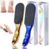 2 Pcs Veinsgrain Foot File, Nano Glass Foot File Hard Skin Remover with Non-Slip Ergonomic Handle, Professional Foot Care Tools for Smooth Feet(Gold+Blue) view 1