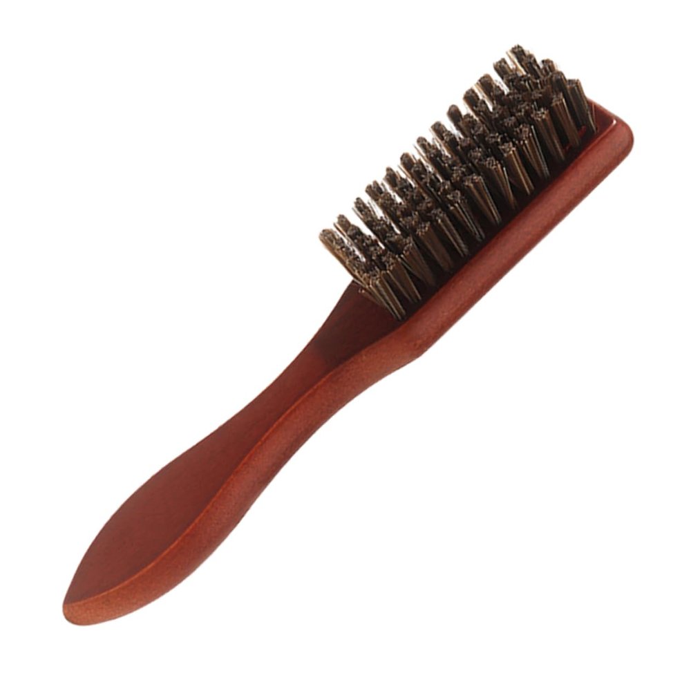 BATHVEVE Male Beard Brush for Grooming Portable Oil Brush Ergonomic Design for Easy Handling for Barbershop Use and Personal Care