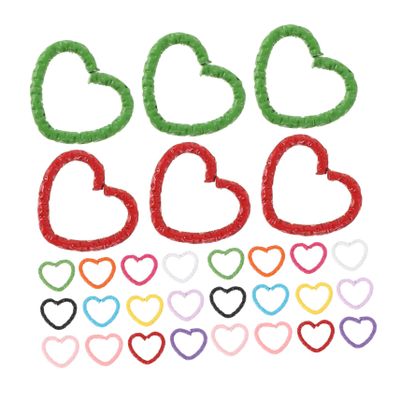 BAZEITFLOW 50pcs Vintage Snake Hair Forks Hair Jeweler Women Fashion Headbands Ring Decoration Love Shape Rings