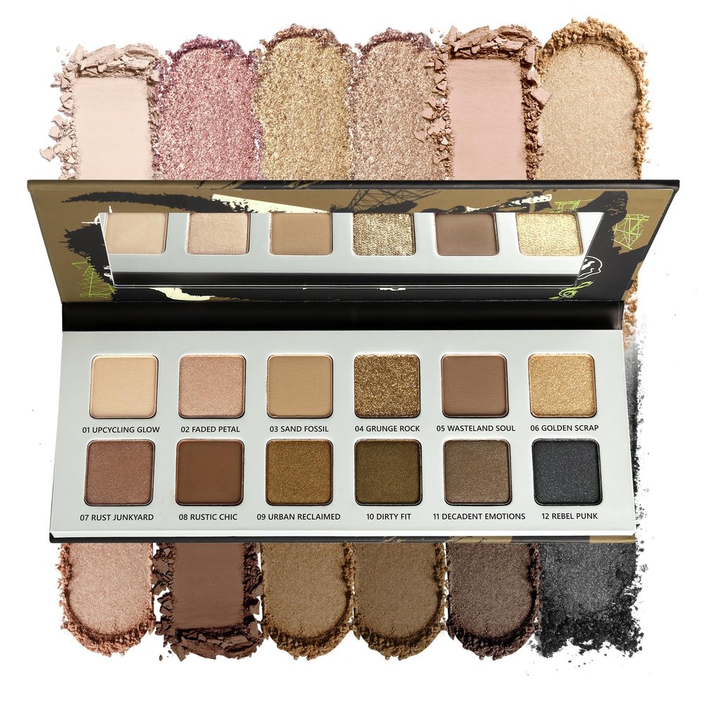 Afflano Neutral Nude Eyeshadow Palette, Matte Shimmer Beige Brown Eyeshadow Palette Highly Pigmented, Blendable Natural Colors Long-Wear, Nude Eye Shadow for Women Brown Eyes Daily Grunge Makeup