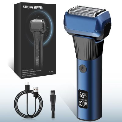 Electric Razor for Men, 2-Speed 5-Blade Electric Shavers for Men Face Cordless Rechargeable, Mens Foil Shaver Shaving Machine Wet Dry Men's Travel Razors for Man Close Shaving Face as Gift