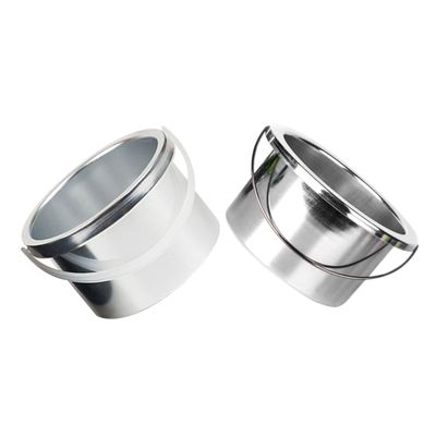 EXQUIMEUBLE 2pcs Wax Warmer Inner Pots Metal Containers for Hair Removal Compatible Wax Melting Machine Easy to Clean Safe Design Diameter Replacement Dish
