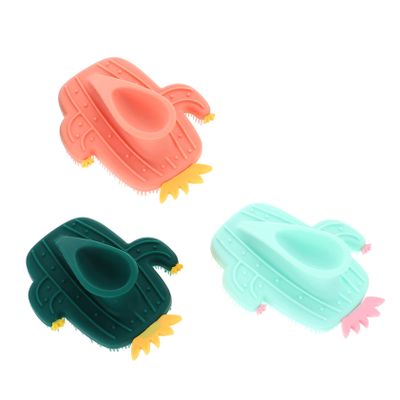 DEARMAMY 3pcs Silicone Face Brush Deep Cleaning Makeup Remover Skincare Exfoliator Brush for Face Cleansing