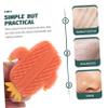 DEARMAMY 3pcs Silicone Face Brush Deep Cleaning Makeup Remover Skincare Exfoliator Brush for Face Cleansing view 3