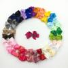 20Pcs 7.6cm Artifical Ribbon Flower Bows For Hair Clips For Women Boutique HeadBows Hair Accessories (20Pcs Multi, With Clip) view 1
