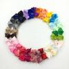 20Pcs 7.6cm Artifical Ribbon Flower Bows For Hair Clips For Women Boutique HeadBows Hair Accessories (20Pcs Multi, With Clip) view 3