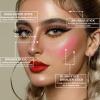3Pcs Contour Stick Makeup Set, Shades with Highlighter Blush Bronzer Stick Kit for Sculpt the Cheeks and All Skin Type, Longwear Smooth Non-greasy Formula for All Skin Types, Mature view 4