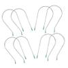 Ipetboom 8pcs Curling Iron Clips for Blowout Look Hot Roller Accessories Stainless Steel view 1