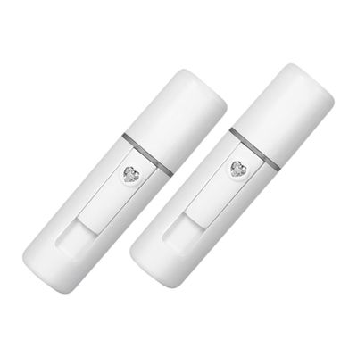 GALPADA 2pcs Portable Nano Facial Mister USB Rechargeable Mist Sprayer for Hydration Moisturizing Compact Facial Steamer for Daily Skin Care Travel-Friendly Moisturizing