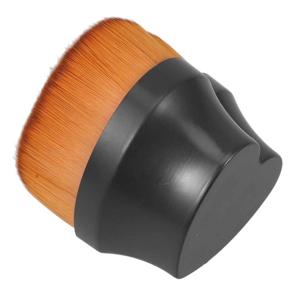 BATHVEVE Heart-shaped Makeup Brush Portable Foundation Brush for Women and Girls Soft Bristles for Effortless Application Easy to Clean Lightweight Design for Makeup Bags Elegant Finish