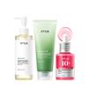Anua 3-Step Glass Skin Beginner Set, Double Cleansing with Facial Serum, Oil Cleanser & Face Wash with Heartleaf, Daily Routine with Niacinamide, Korean Skincare Set view 1