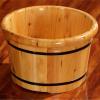 Wood Foot Bath Barrel, Foot Spa Foot Bath Foot Soak Wooden Foot Bath Bucket Sauna Bucket Water Bucket Handmade Wooden Footbath Tub Foot Relaxing Barrel Foot Spa for Home view 2