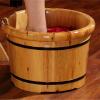 Wood Foot Bath Barrel, Foot Spa Foot Bath Foot Soak Wooden Foot Bath Bucket Sauna Bucket Water Bucket Handmade Wooden Footbath Tub Foot Relaxing Barrel Foot Spa for Home view 3
