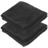 BATHVEVE 2pcs Cotton Hair Towels for Rapid Drying Soft and Absorbent Towels for Adults for Salons and Outdoor Use Portable and Practical for Wet Hair view 1