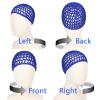 2 PCS Hair Nets for Sleeping Mesh Crochet Hair Wrap Breathable Sleep Cap for Women Reusable Elastic HairnetBlackBlue view 4