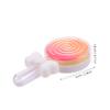 BAZEITFLOW 1set Gentle Lollipop Makeup Powder Puff Dual Function Cosmetic Sponge for Wet Dry Application No Powder Waste Precision Design for Makeup Finish view 2