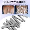 20 Pcs Perm Rods For Short Hair Small Plastic Hair Perming Rods And Rollers Curling Roller Perm Rod Medium For Long Hairs (Grey, 0.59Inch) view 4